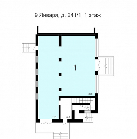 фото ПОМЕЩЕНИЕ СВОБОДНОГО НАЗНАЧЕНИЯ 517,9 м2 (449) 0